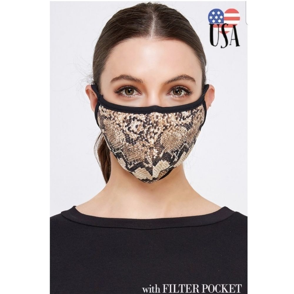 Double Layer Reusable Filter Pocket Mask